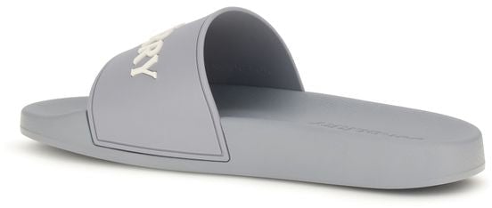 Burberry Gray Rubber Slides