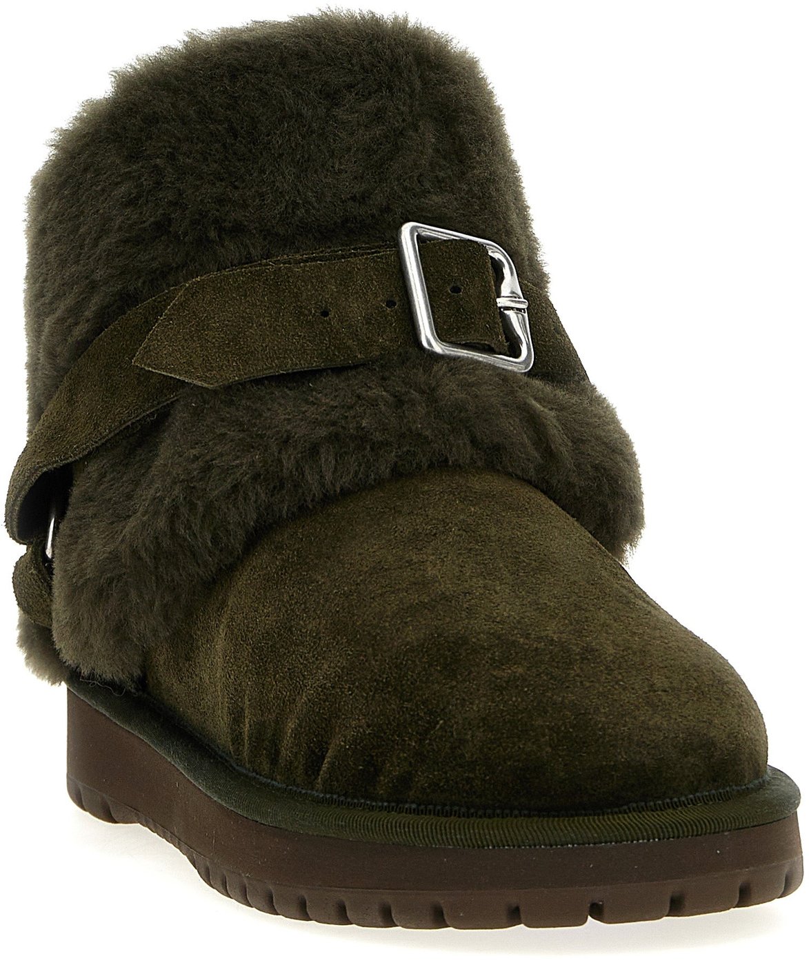 Burberry Bicolor Leather Ankle Boots