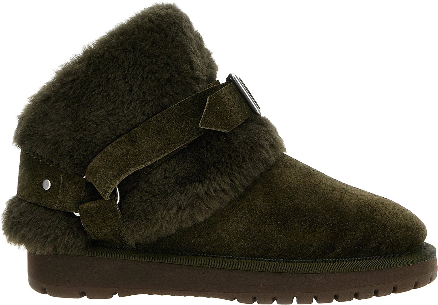 Burberry Bicolor Leather Ankle Boots