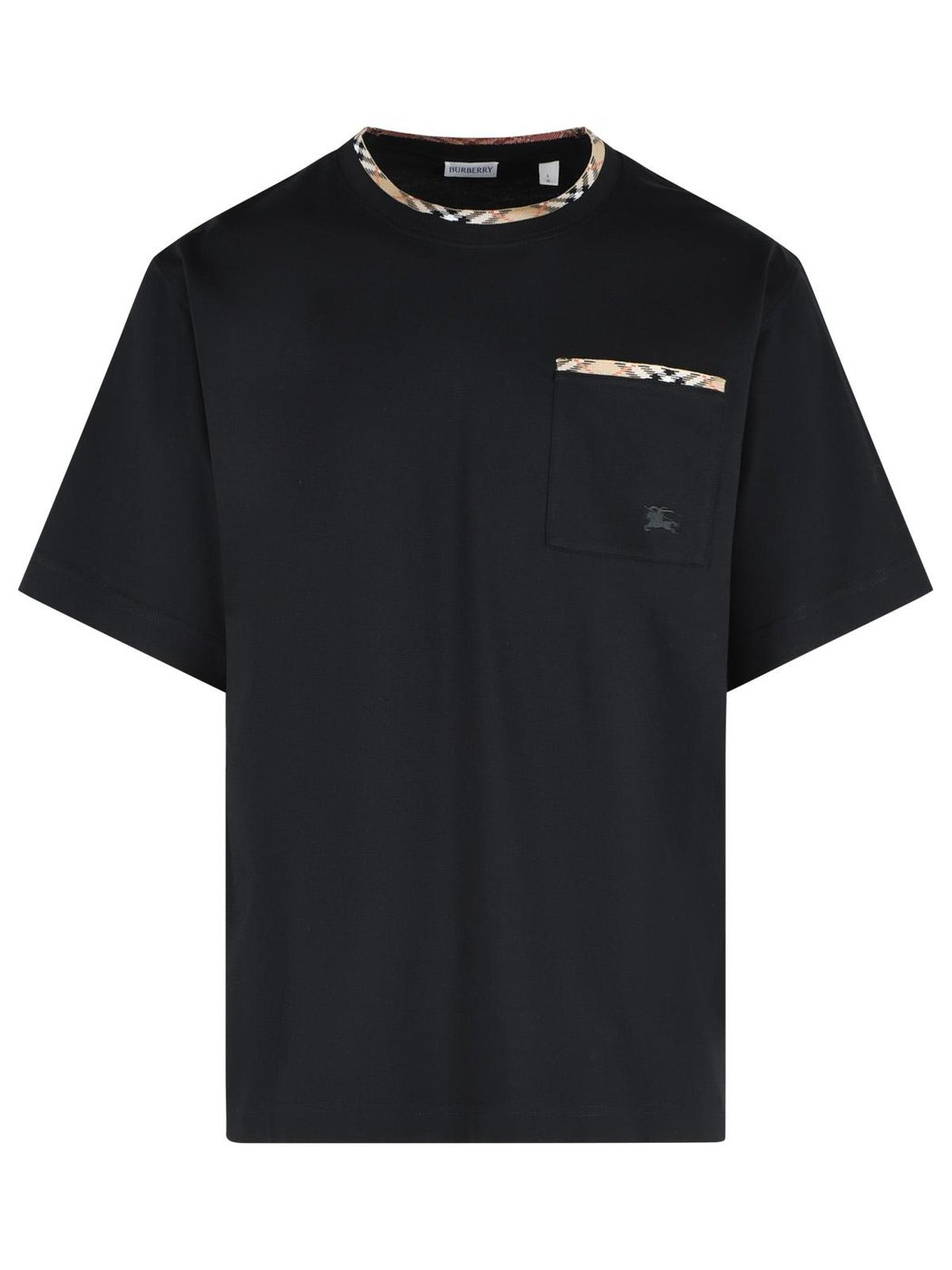 'Ryan' Black Cotton T-Shirt