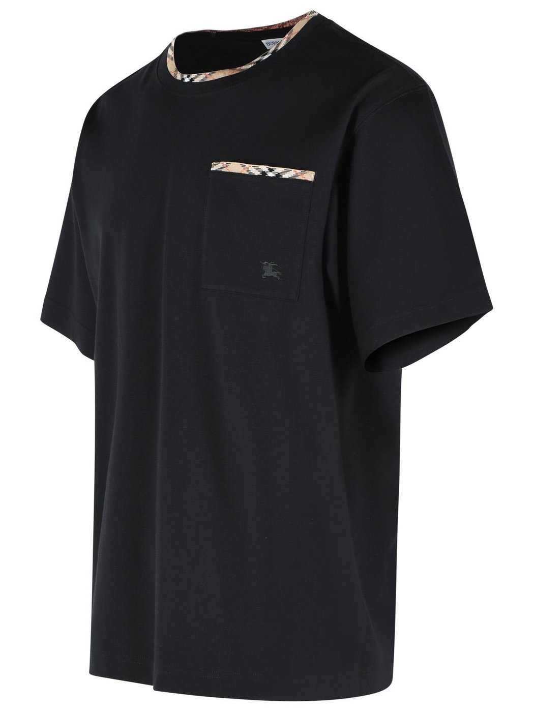 'Ryan' Black Cotton T-Shirt