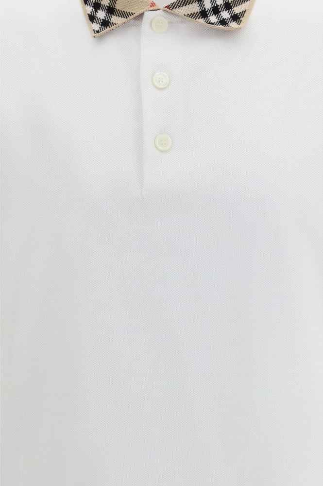 Burberry White Cotton Top