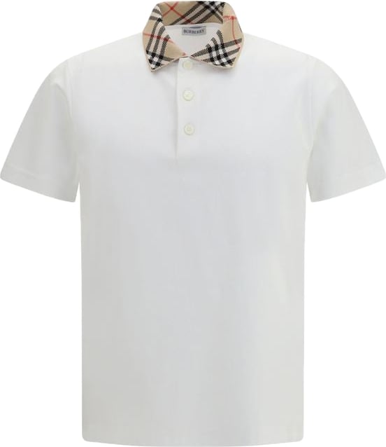 Burberry White Cotton Top