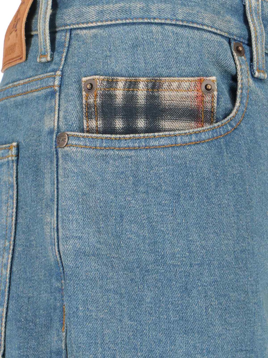 Bootcut Jeans In Blue Cotton Denim