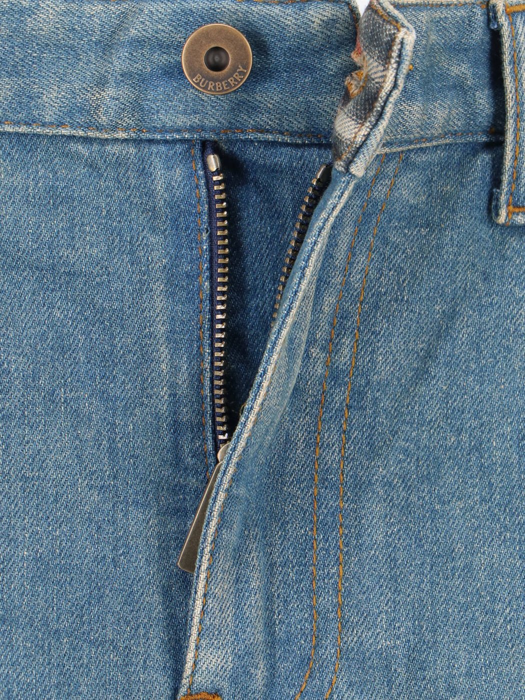 Bootcut Jeans In Blue Cotton Denim