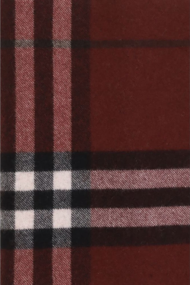 Burberry Bordeaux Cashmere Scarf