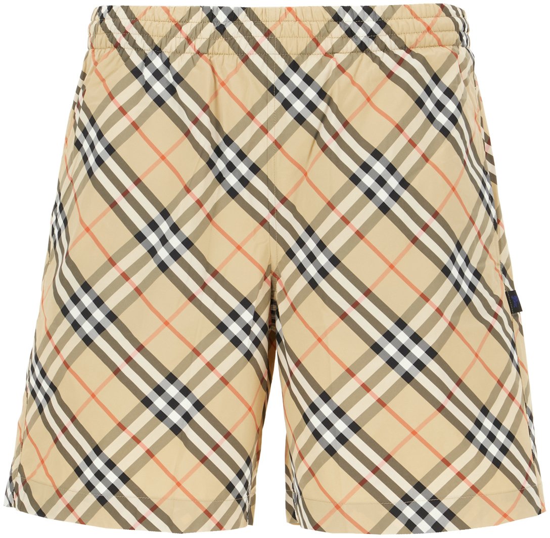 Burberry Printed nylon swimming shorts