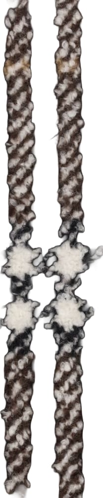 Burberry Brown Alpaca Vicugna Pacos Scarf
