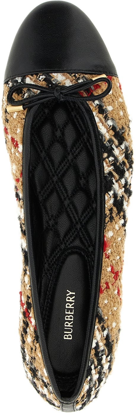 Burberry Multicolor Polyester Ballet Flats