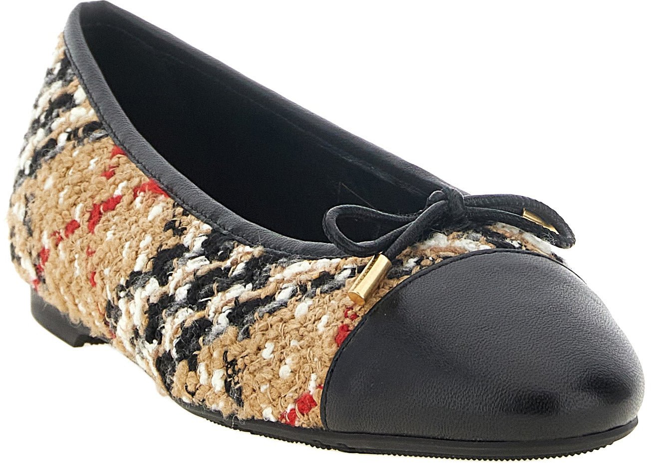 Burberry Multicolor Polyester Ballet Flats