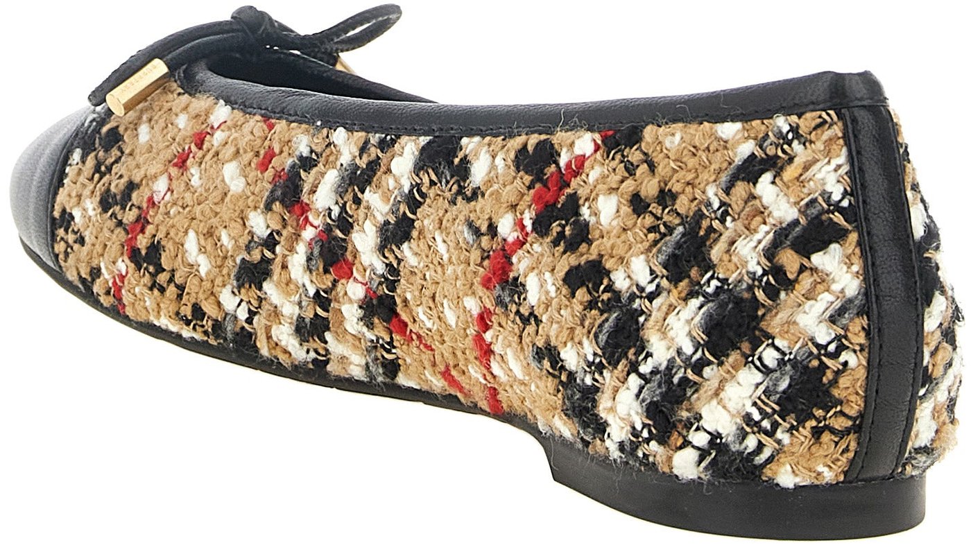 Burberry Multicolor Polyester Ballet Flats