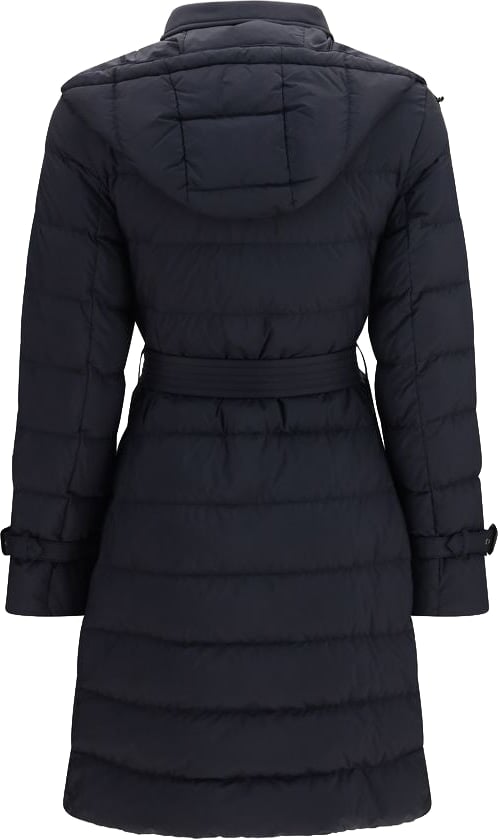 Quilted Belted Double-Breasted Coat