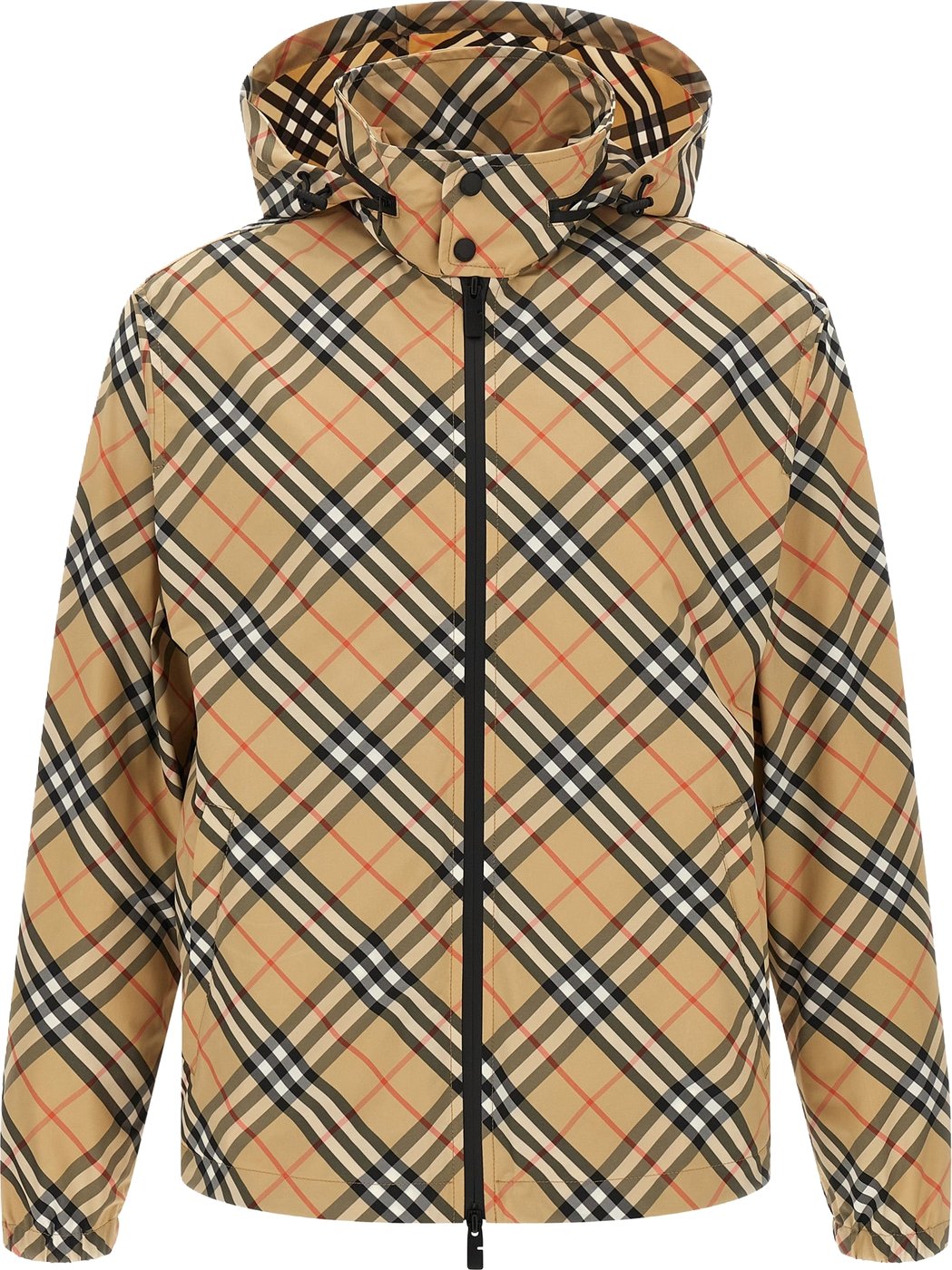 Burberry Beige Polyester Shell Jacket