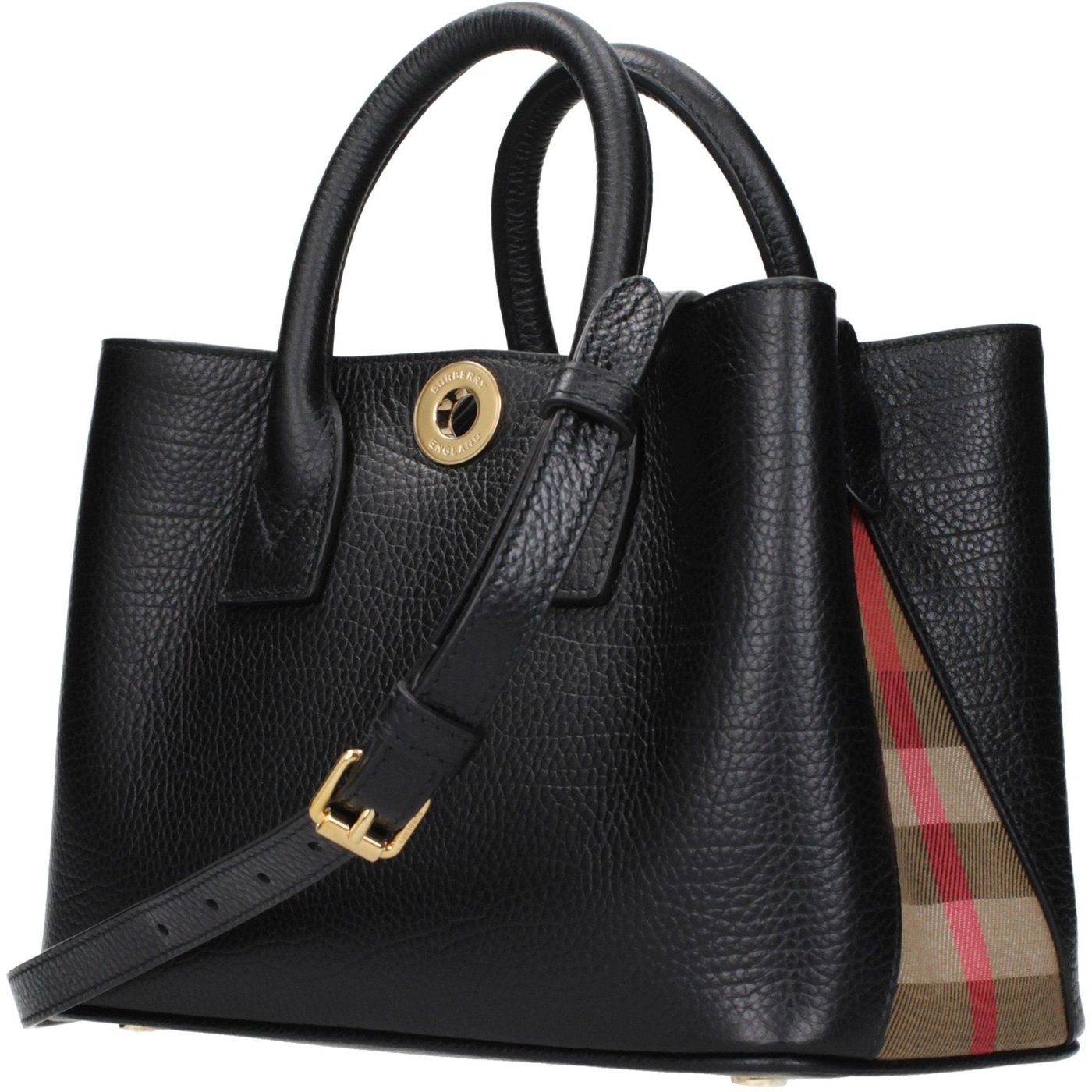 Burberry Black Leather Handbag
