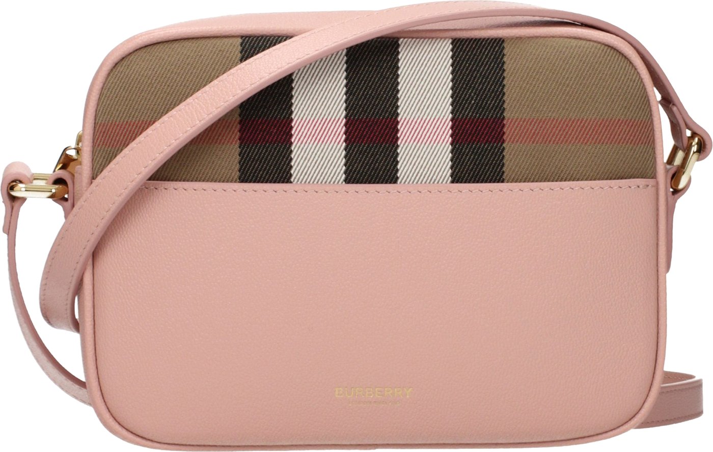 Burberry Pink Leather Crossbody Bag