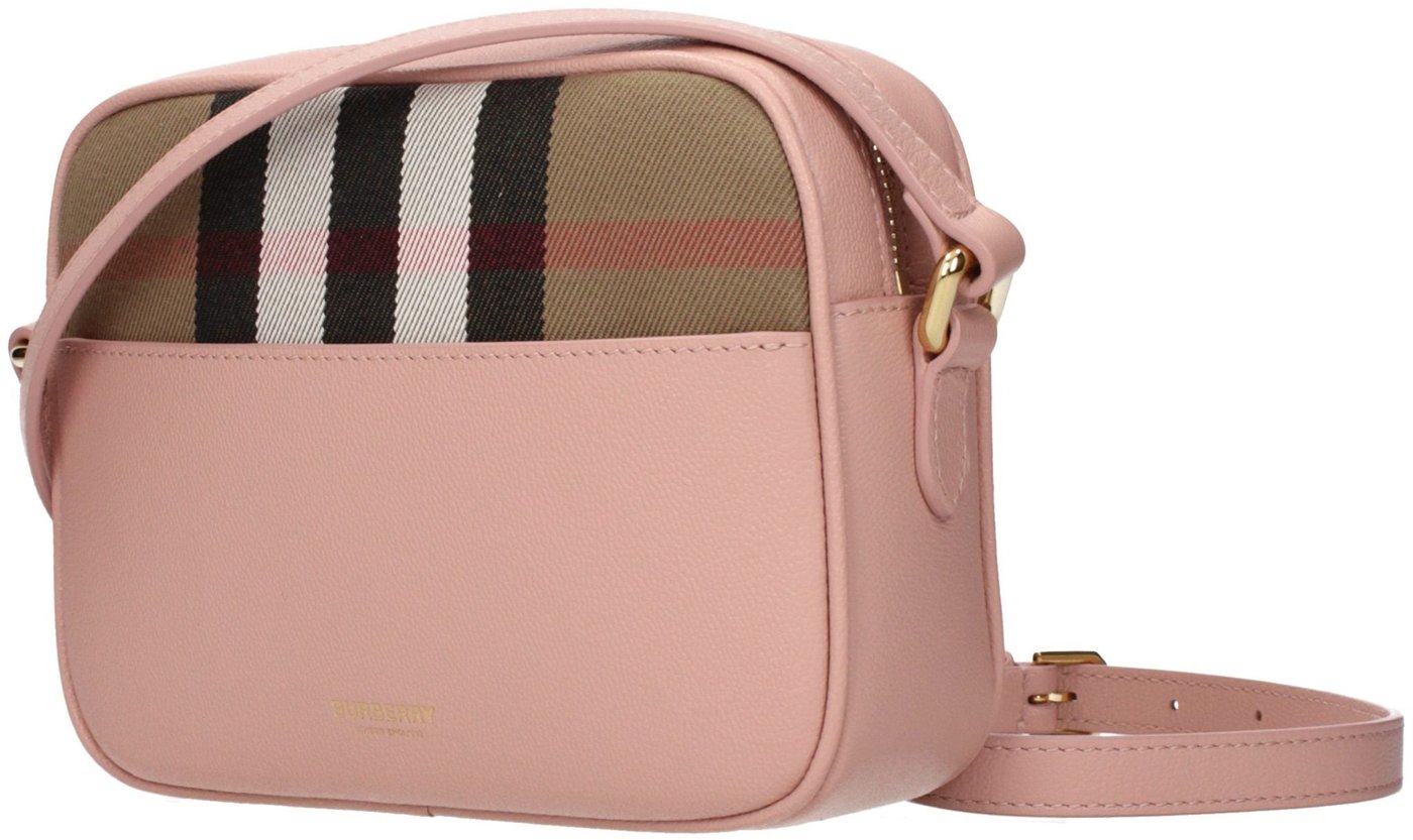 Burberry Pink Leather Crossbody Bag