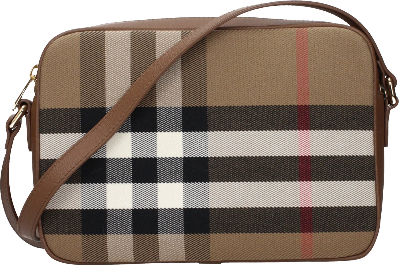 Burberry Beige Fabric Crossbody Bag