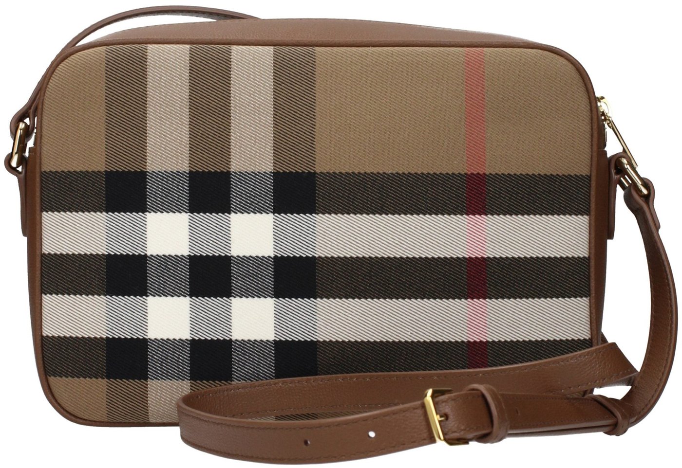 Burberry Beige Fabric Crossbody Bag
