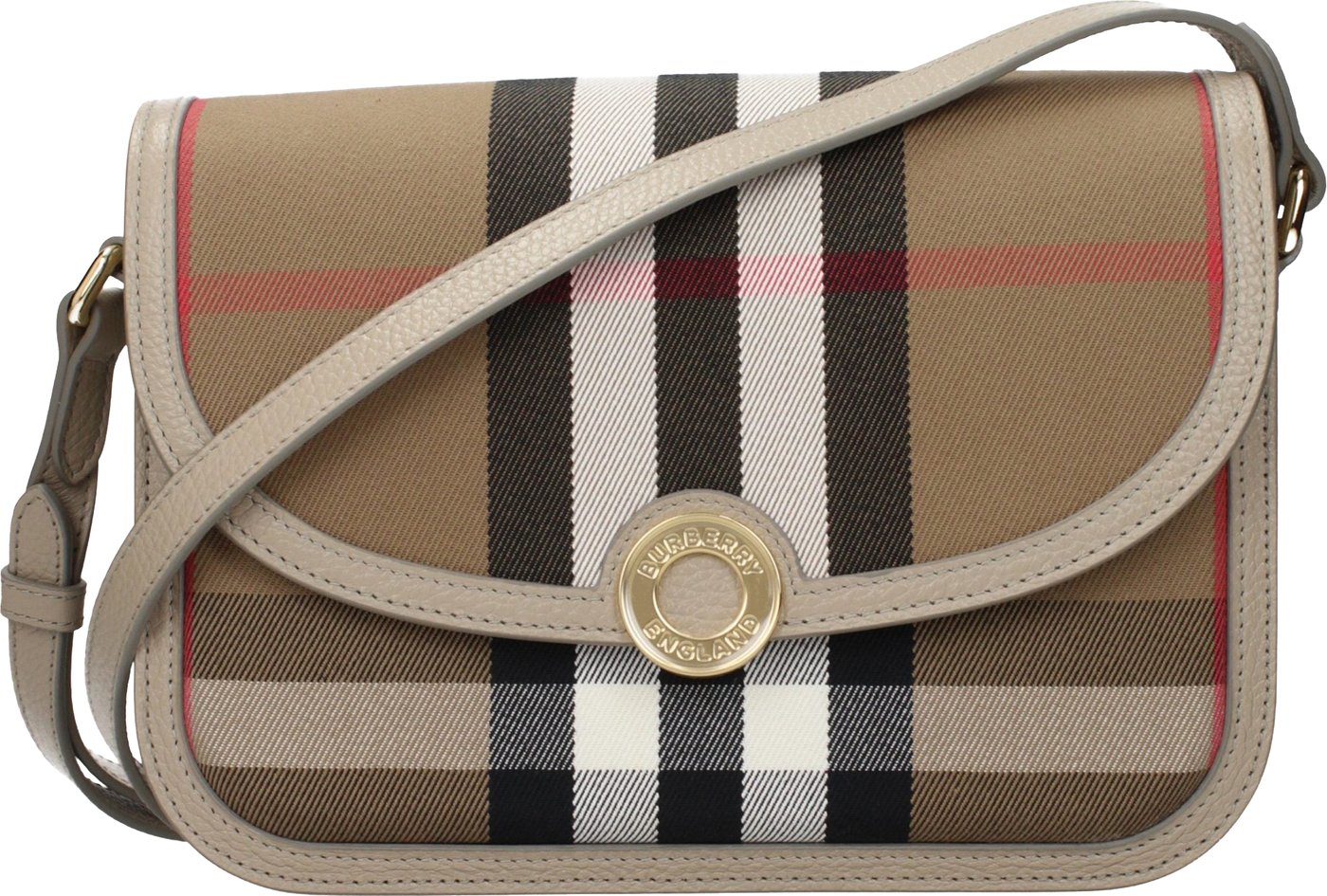 Burberry Brown Fabric Crossbody Bag