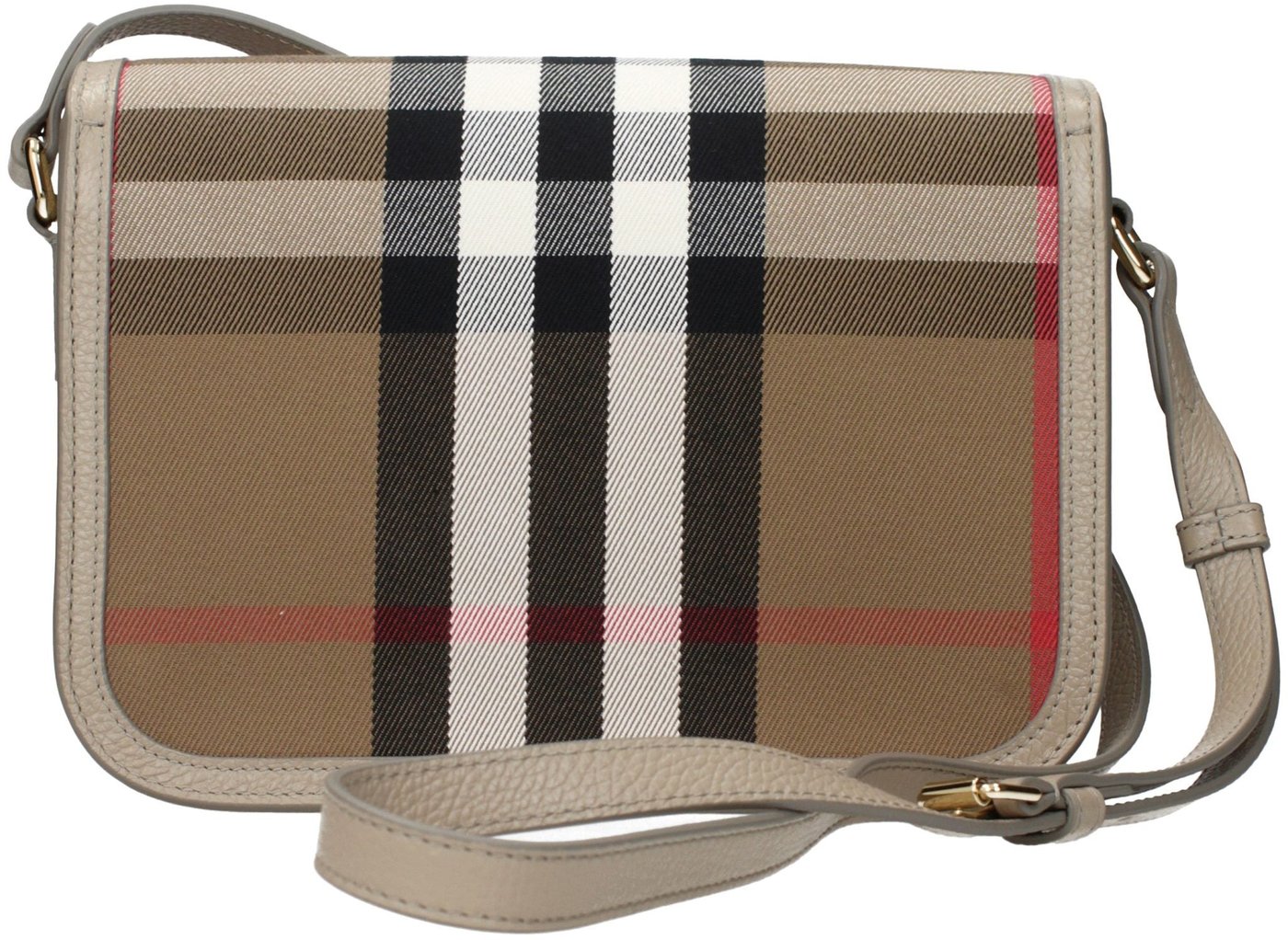 Burberry Brown Fabric Crossbody Bag