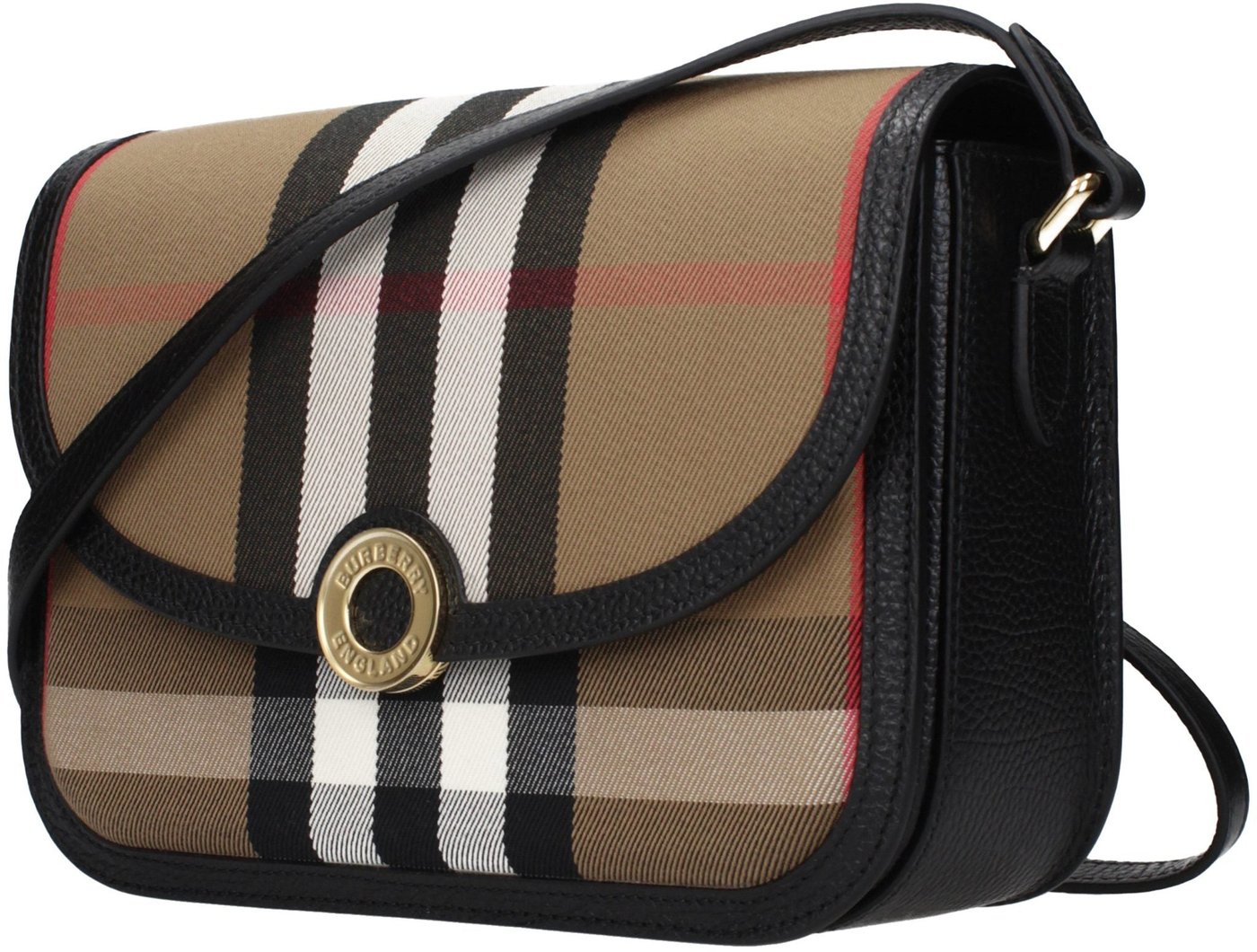 Burberry Brown Fabric Crossbody Bag