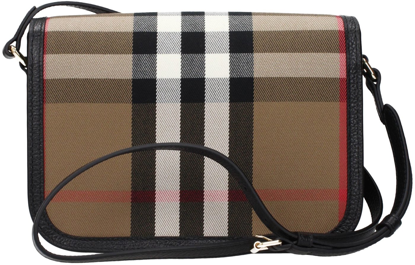 Burberry Brown Fabric Crossbody Bag