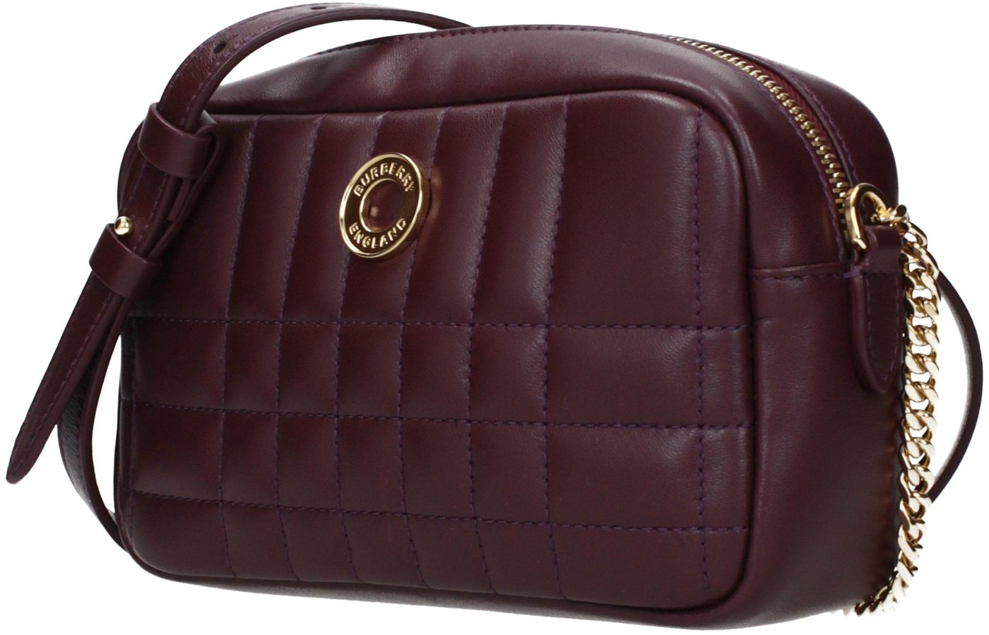 Burberry Red Leather Crossbody Bag