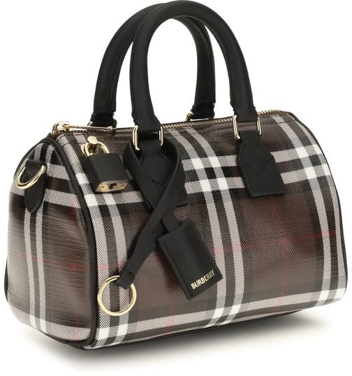 Burberry Brown Cotton Handbag