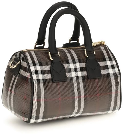 Burberry Brown Cotton Handbag