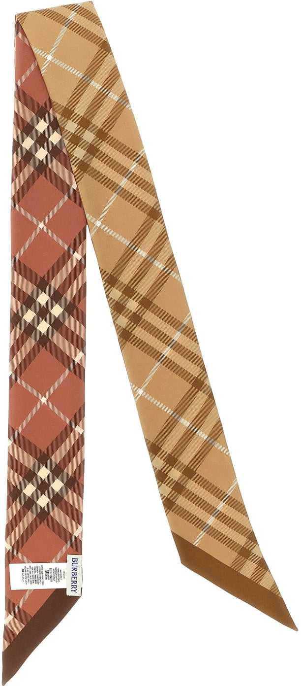Burberry Multicolor Satin Foulard