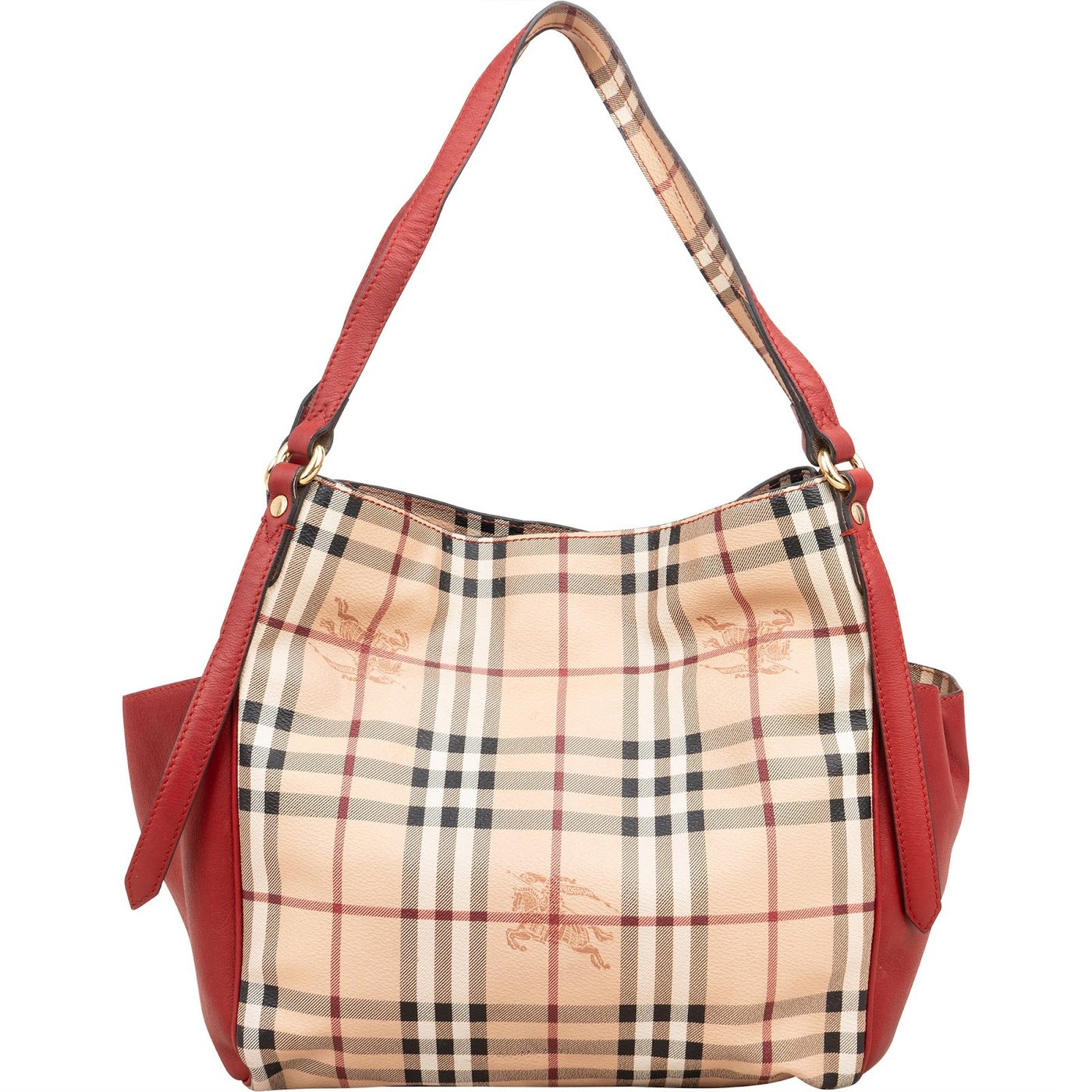 Burberry Smoked Check Canterbury Hobo Shoulder Bag