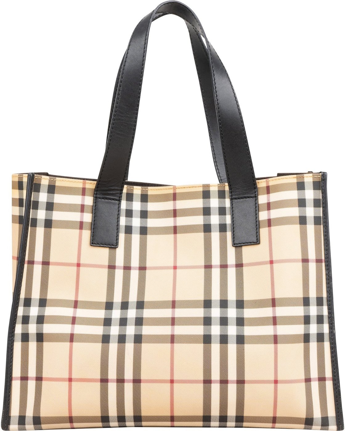 Burberry Nova-Check Monogram Shoulder Bag