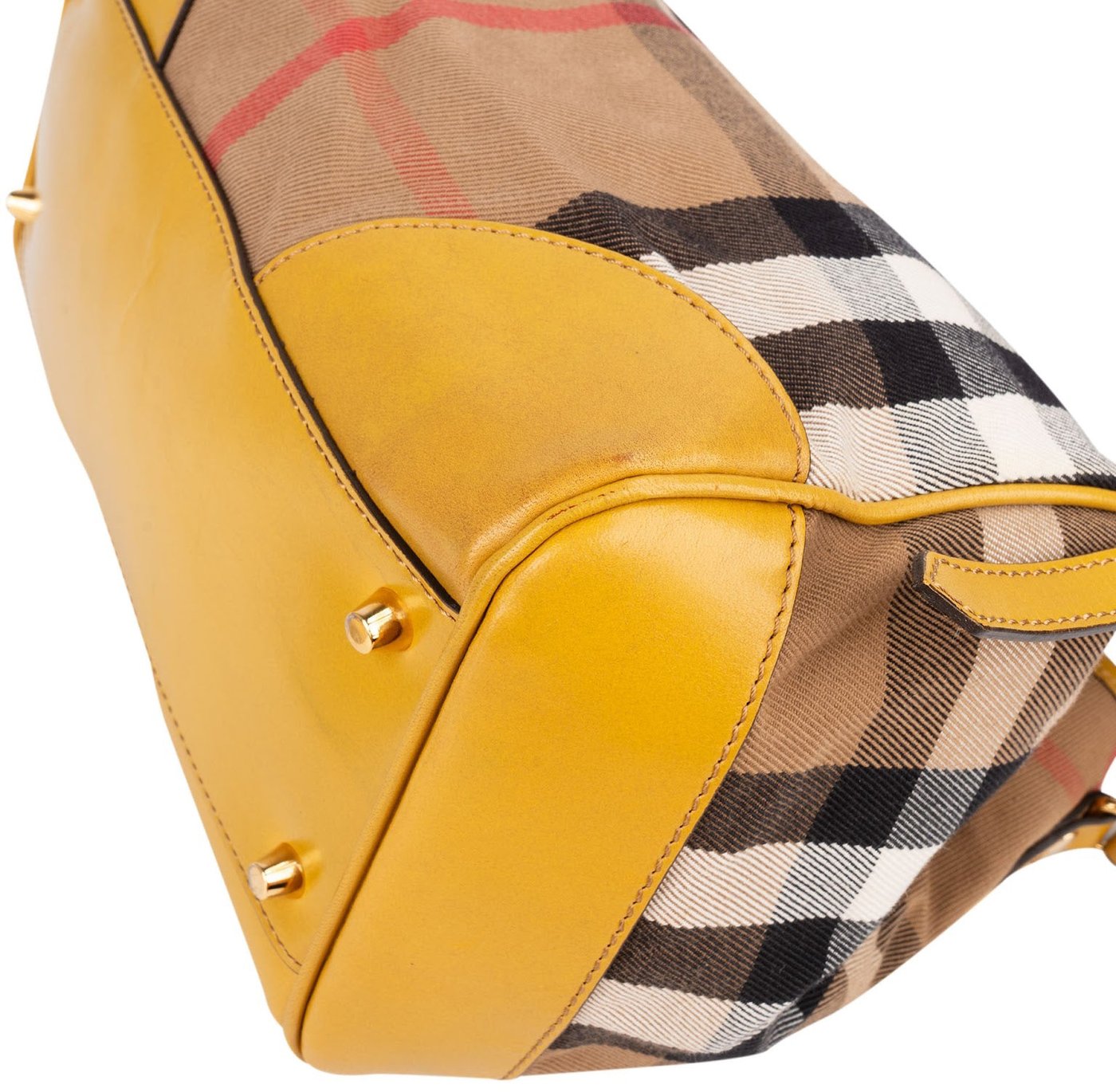 Burberry Nova-Check Monogram Haymarket Hobo Shoulder Bag