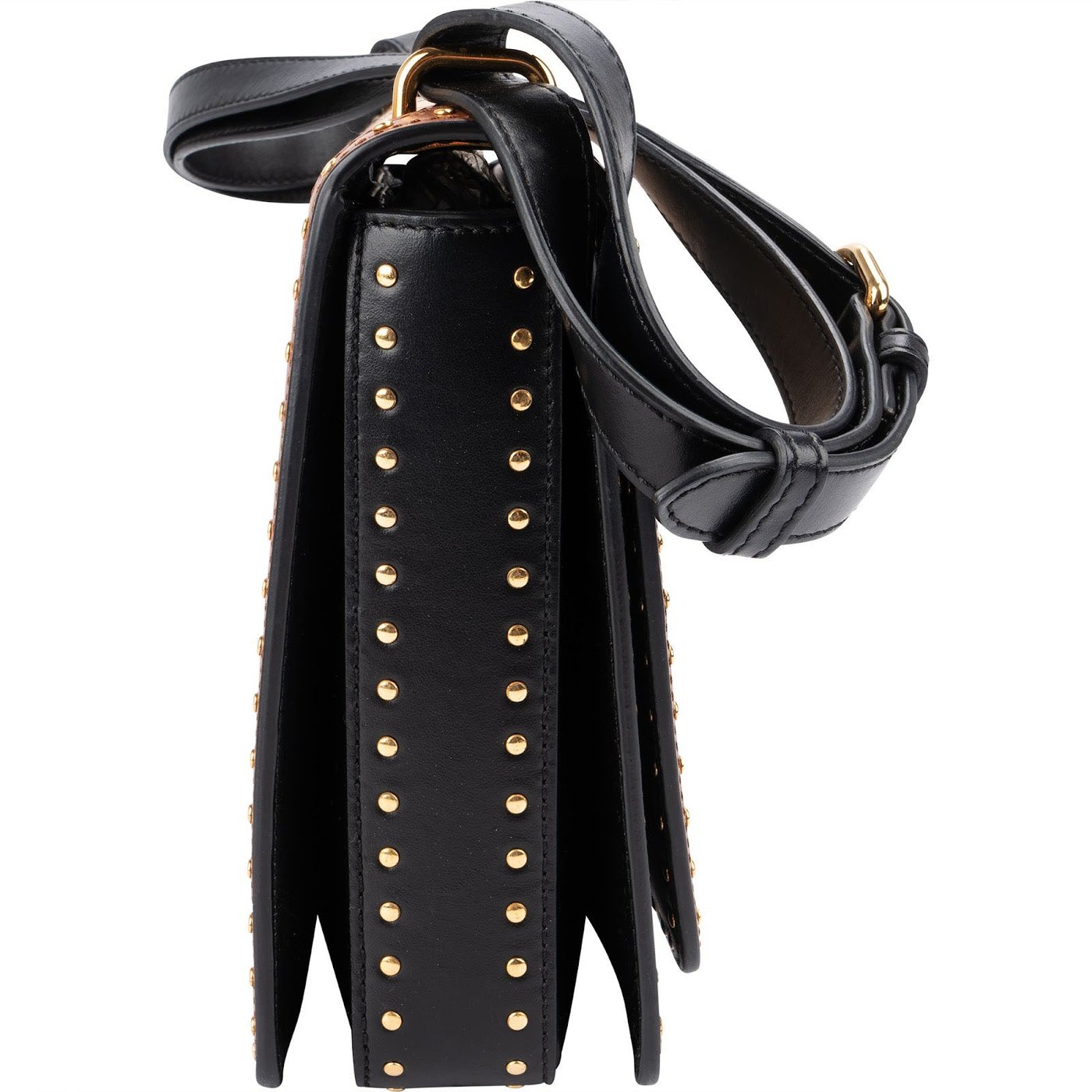 Burberry Vintage Check Studded D-Ring Crossbody Bag