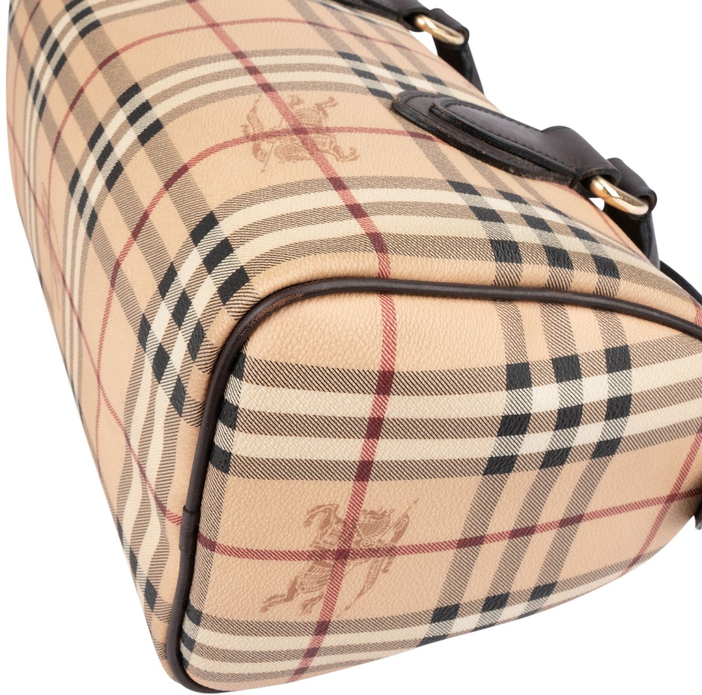 Burberry Haymarket Check Boston Handbag