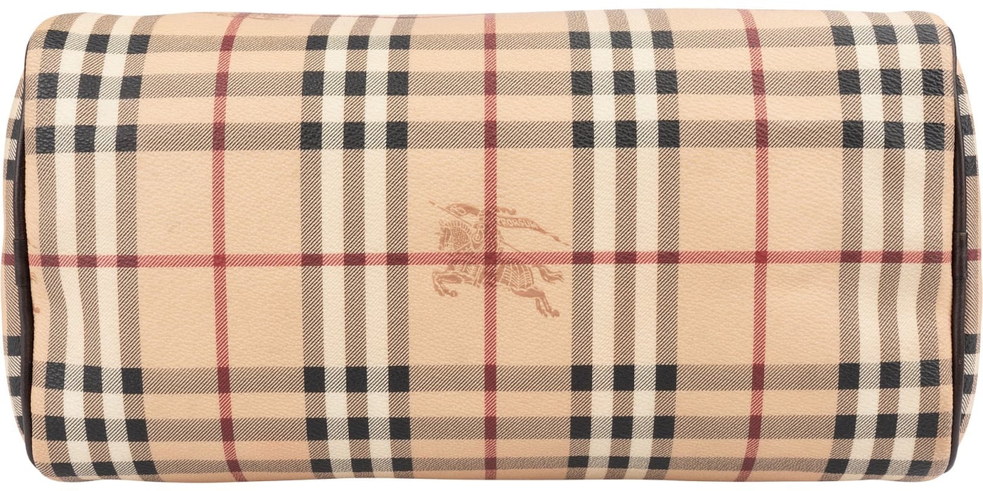 Burberry Haymarket Check Boston Handbag