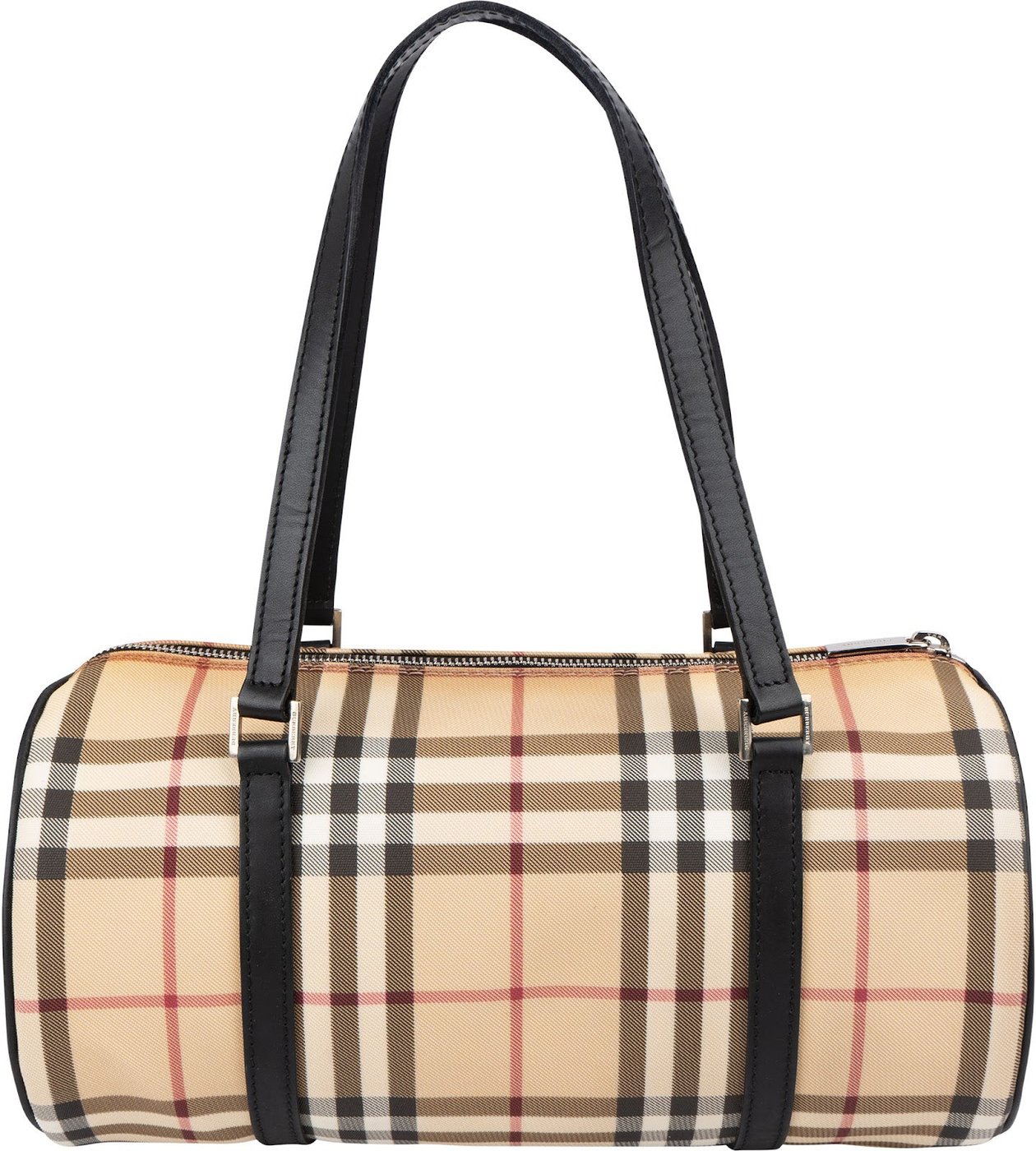Burberry Nova-Check Monogram Nova Check Barrel Handbag