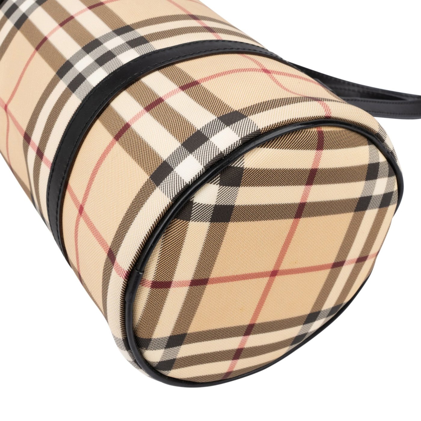 Burberry Nova-Check Monogram Nova Check Barrel Handbag