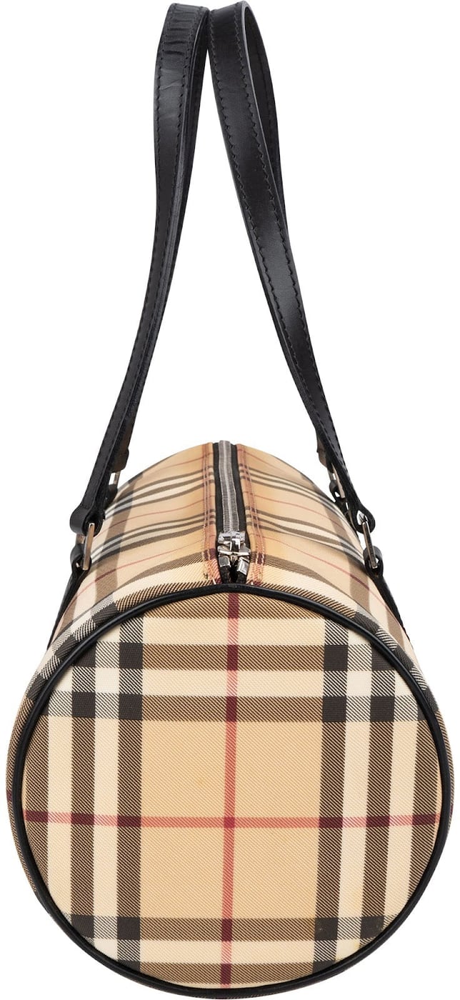 Burberry Nova-Check Monogram Nova Check Barrel Handbag