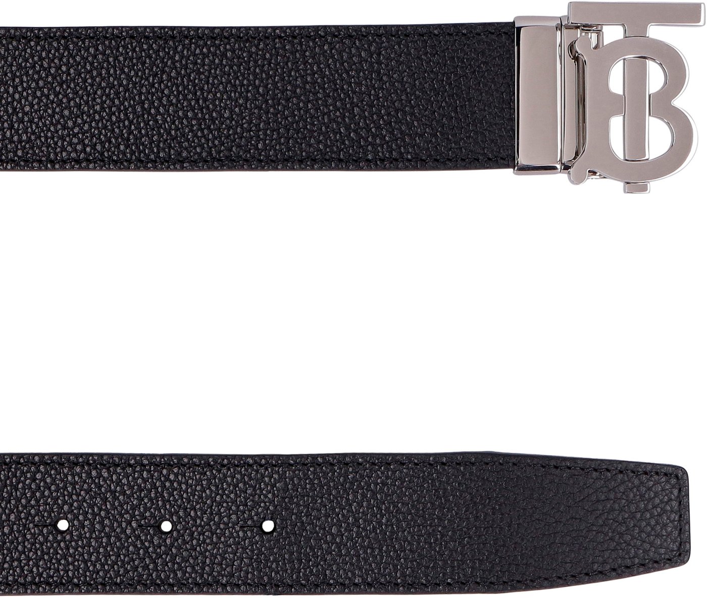 Reversible leather belt