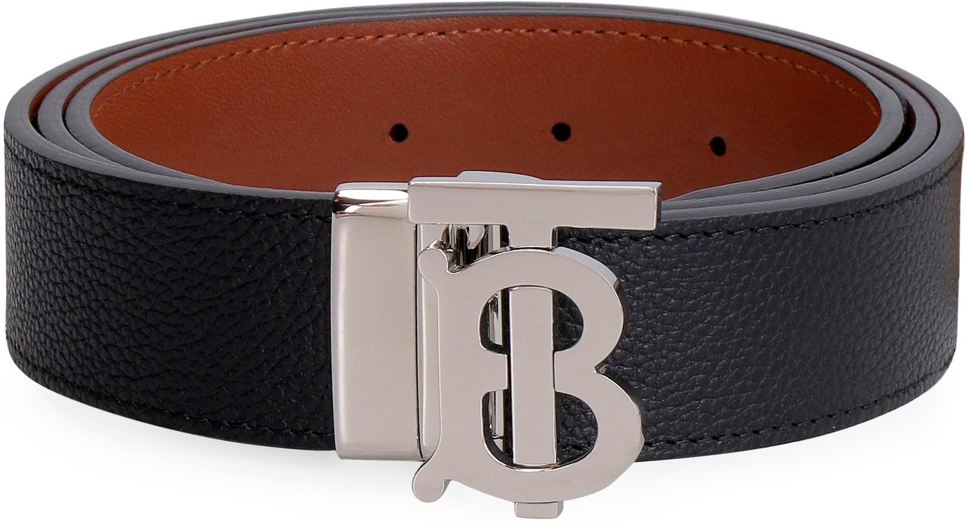 Reversible leather belt