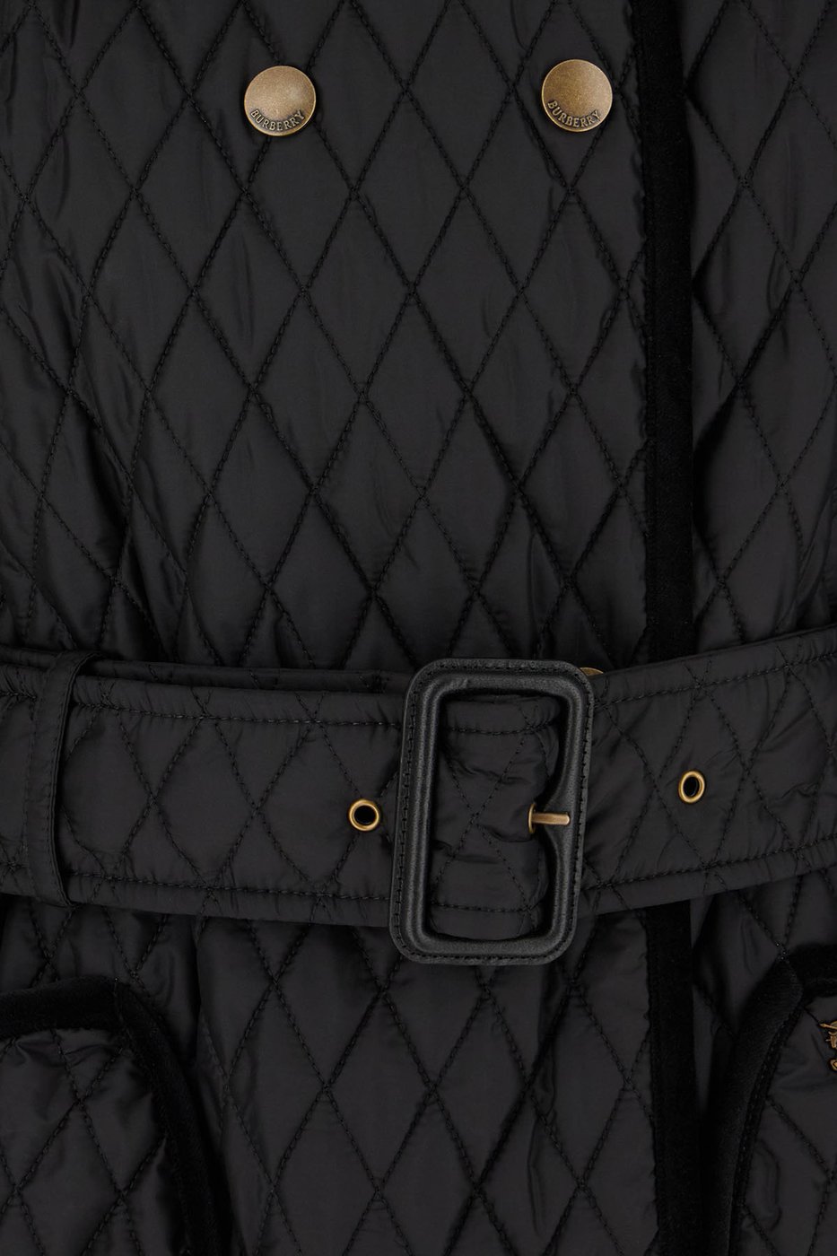 Burberry Black nylon Floriston padded jacket