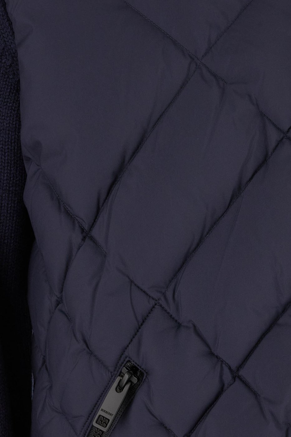 Burberry Navy blue nylon down jacket