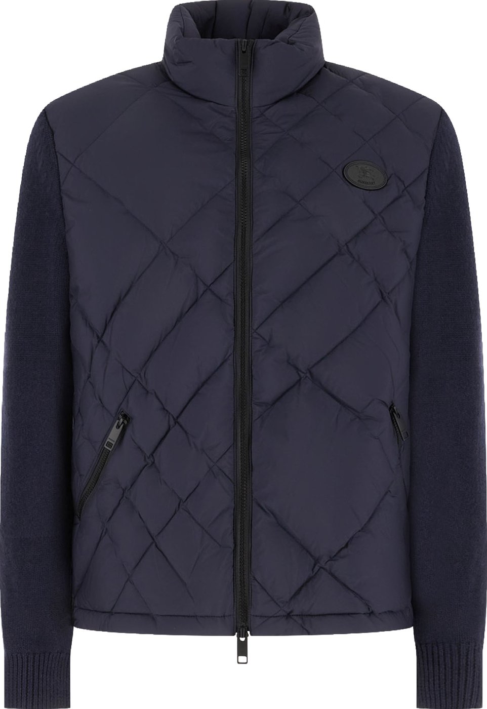 Burberry Navy blue nylon down jacket
