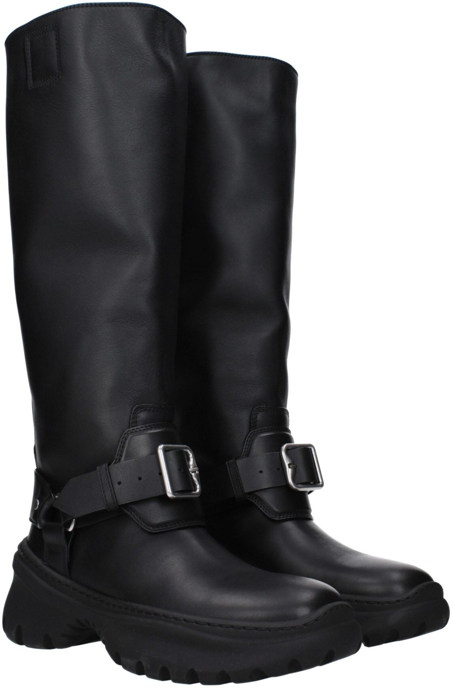 Burberry Black Leather Boots