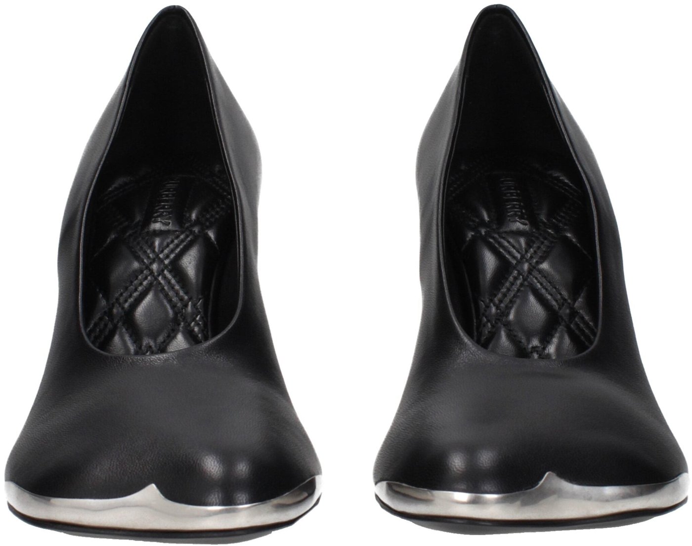 Burberry Black Leather High Heel Pumps