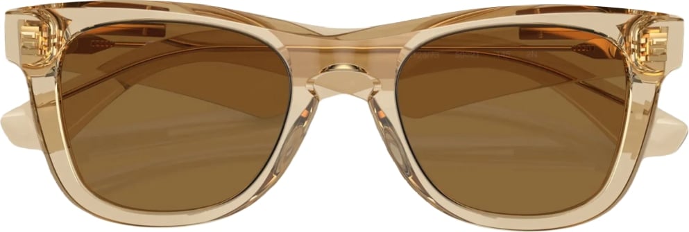 Burberry Eyewear transparent-design square-frame beige sunglasses