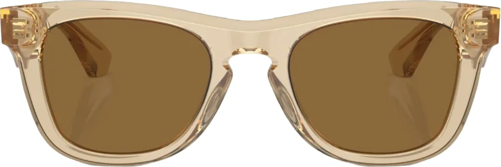 Burberry Eyewear transparent-design square-frame beige sunglasses