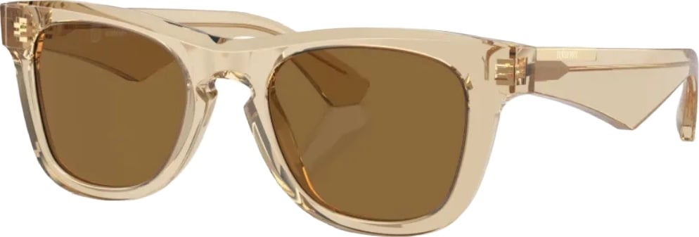 Burberry Eyewear transparent-design square-frame beige sunglasses