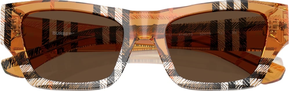 Burberry Acetate Square Cat Eye Sunglasses